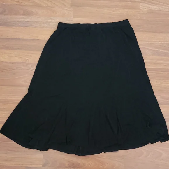 Slinky A-line skirt with Godet Pleats swing Large - Picture 4 of 4